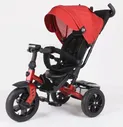 City-Ride Детск. 3х-кол. велосипед City-Ride Lunar CR-B3-10RD Пятиугольная рама, сиденье 360, складная крыша D600, подножки, надув. колеса 12. 10, багажник, сумочка, фара