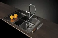 Omoikiri Akashi-S-C Смеситель для кухни с выдвижным изливом, цвет: хром OAK-CR-35-S