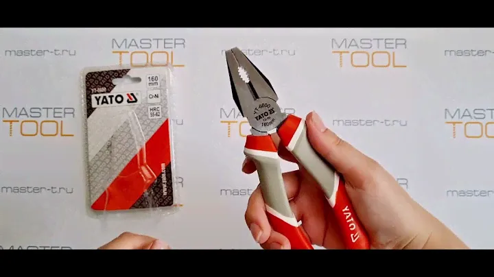 Плоскогубцы универсальные 160 мм CrV YATO YT-6600