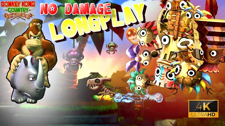 Donkey Kong Country Returns - 100% Longplay (Perfect | No Damage) [4K]