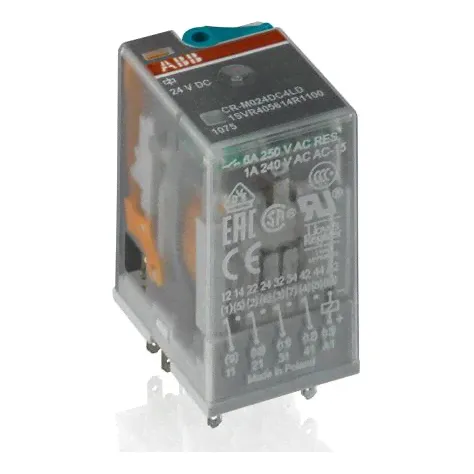 Реле 24B AC 2ПК 12A ABB CR-M024AC2 1SVR405611R0000-0