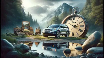 Настройка часов на магнитоле Honda cr-v 2008