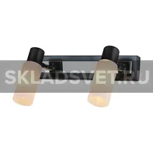 Спотовый светильник 14960/2wBK+CR WT ЭкономСвет