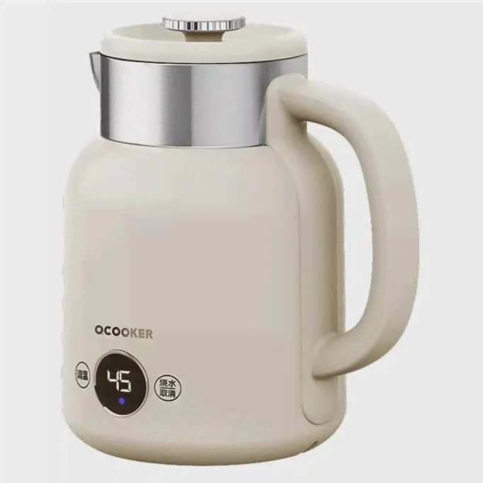 Электрический чайник с датчиком температуры Qcooker Kettle 1.5L 1500W, Белый (CR-SH1501)-1