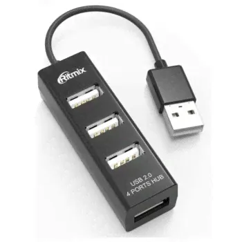 USB-концентратор Ritmix CR-2402, разъемов: 4 отзывы-0