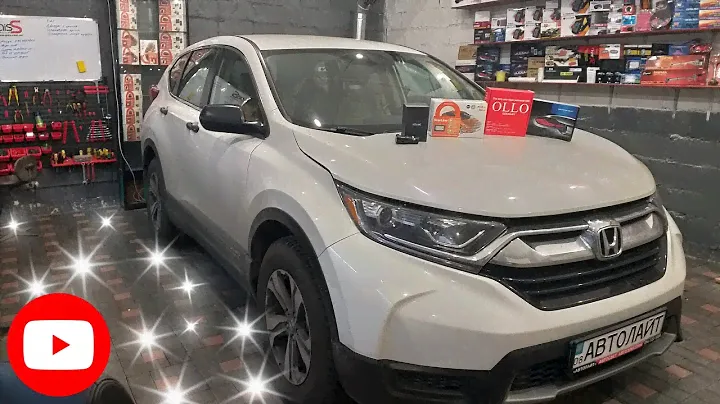 Honda Crv установка парктроника, сигнализации StarLine, видорегистр ddpai, ксенон OLLO. Автолайт