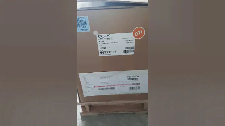 UNBOXING POMPA AIR GRUNDFOS CR  VERTICAL MULTISTAGE