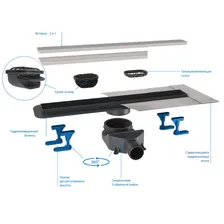 Душевой лоток Belbagno Luce 60 BB-LD-LUCE-60-CR