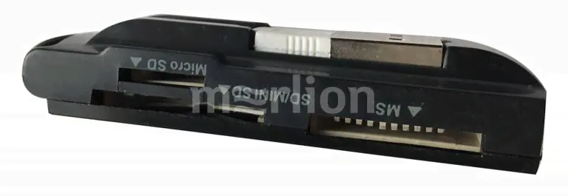 Картридер USB2.0 Buro BU-CR-108 черный