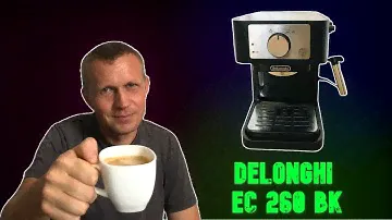 Рожковая кофеварка Delonghi ec 260 bk обзор #1