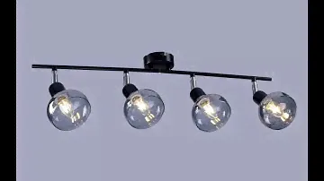 Светильник РС21374 BK+CR/4C