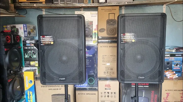 REVIEW Speaker Aktif Pasif 15 Inch Crimson CR 15 Free 2 Mic Wireless Murah Paling Bass Paling Juoss