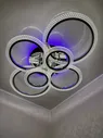 Люстра светодиодная LC8488C/6 CR (RGB) 132W+8W 760*580*150