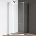 Душевой уголок 90x90x195 Cezares ECO-O-P-1-90-C-Cr