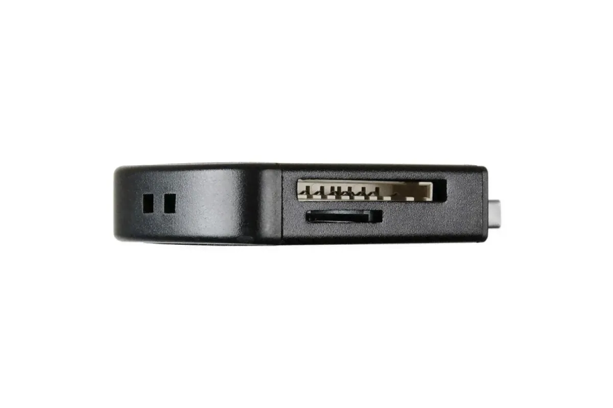 Устройство чтения карт памяти USB2.0 Buro BU-CR-3103 черный-0