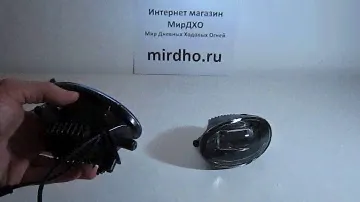 Светодиодные ПТФ с ДХО для Honda CR-V Crosstour Fit Civic Pilot. Противотуманки Хонда. МирДХО