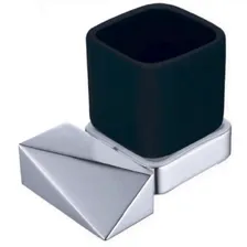 Стакан Boheme New Venturo 10314-CR-B черная керамика