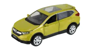 Модель Honda CR-V поколение V M1:32 желтая