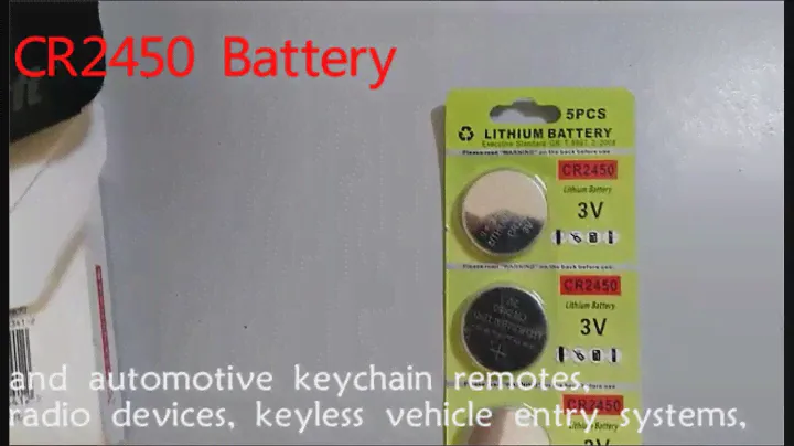 Fortune CR2450 3 Volt Lithium Coin Battery
