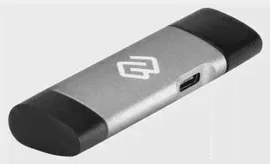 Внешний картридер USB2.0/USB-C Digma CR-СU2520-G, серый