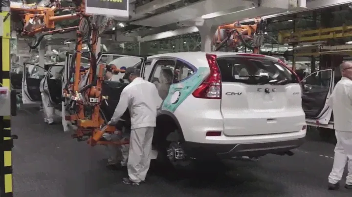 Так собирают Вашу ХОНДА CR-V.Assembling Your car HONDA CR-V