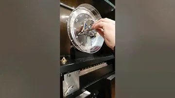 КАК ЗАВОДЯТСЯ НАПОЛЬНЫЕ ЧАСЫ С ТУРБИЙОНОМ НА МИНУТНОЙ СТРЕЛКЕ БЕЗ МАЯТНИКА? УСТАНОВИТЬ ТОЧНОЕ ВРЕМЯ.
