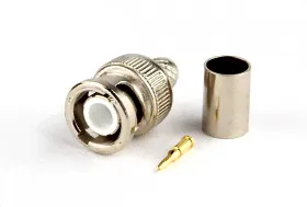 Hyperline CON-BNC-M-RG6-CR Разъем BNC для кабеля RG-6, обжимной