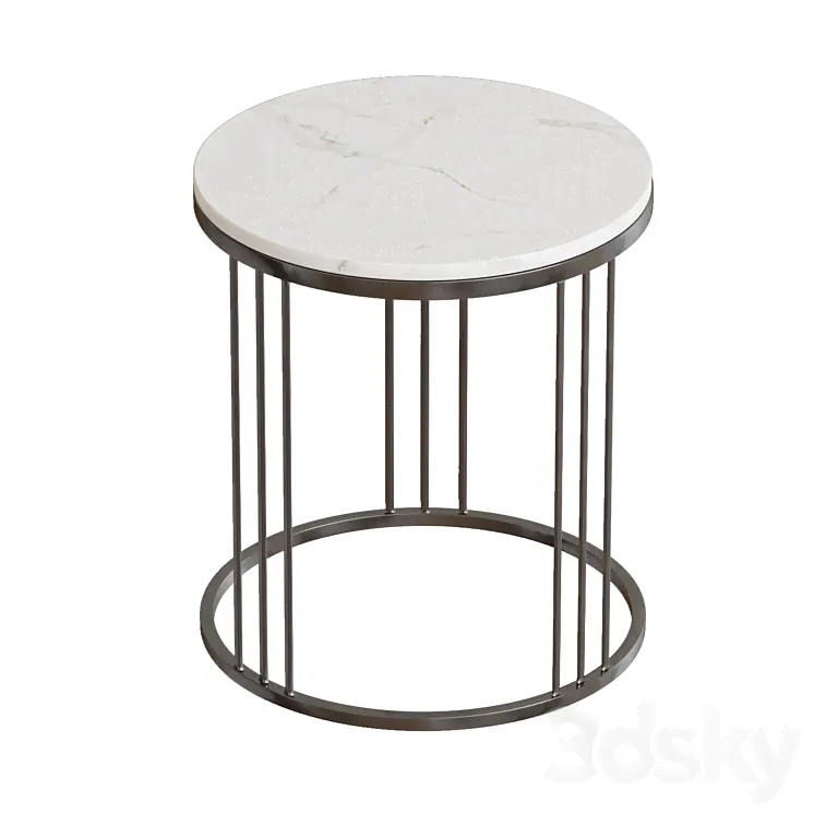 Coffee table ArtHomeDecor Wall Street ID-154B CR - Table - 3D model-2