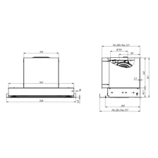Вытяжка встраиваемая Franke T-Form CR 60