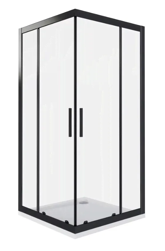 Душевой уголок GOOD DOOR COFE CR-80-C-B КФ00005 черный-0