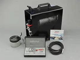 Компрессоры сжатого воздуха Harder & Steenbeck Airbrush Kompressor Komplett set Infinity CR Plus 0,2mm