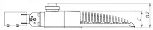 Area LED 140 W CR 5000K (w/o box) 1054000730
