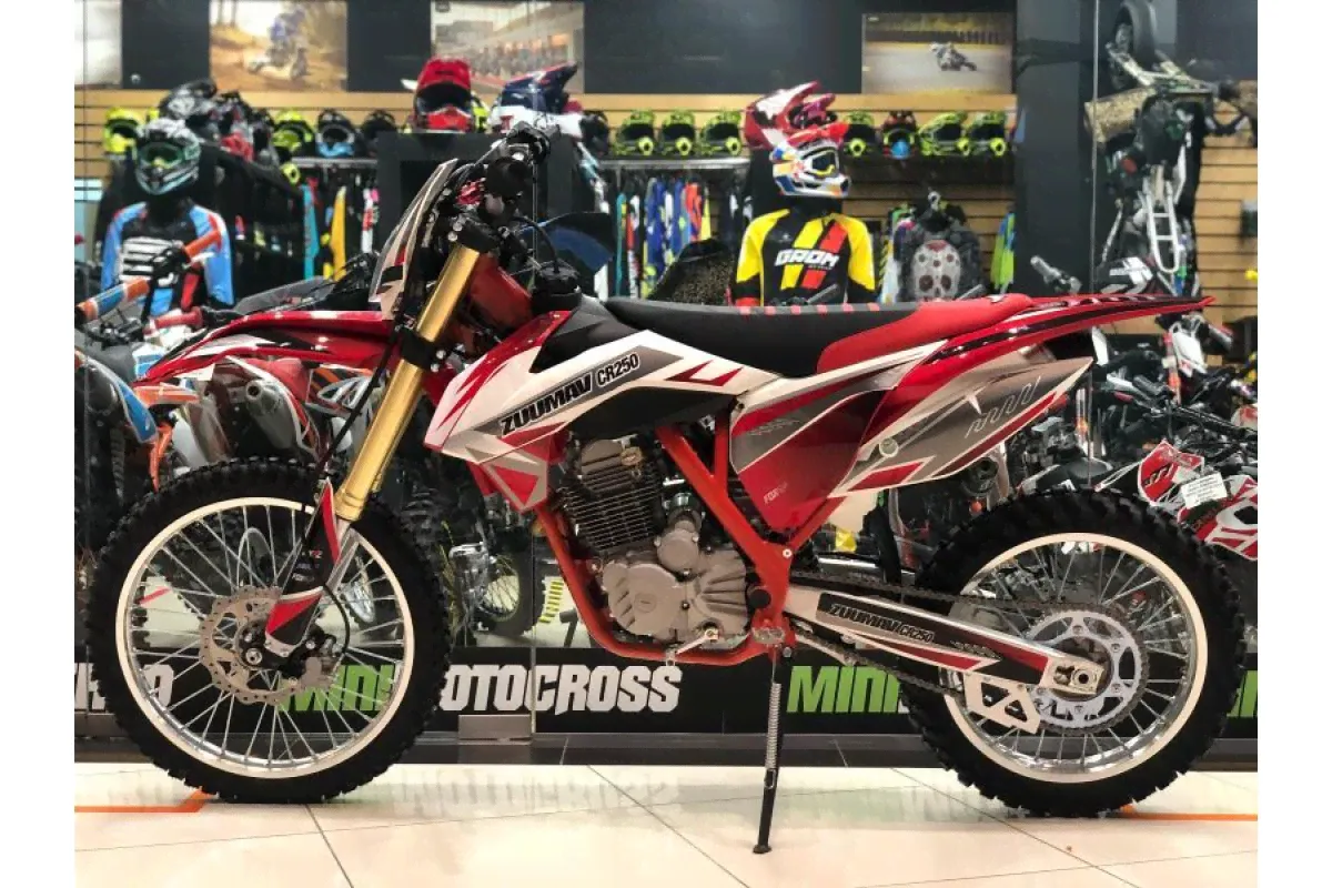 Мотоцикл кроссовый Zuumav FX CR 250CB RED 21/18-2