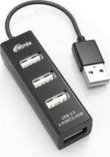 USB-концентратор Ritmix CR-2402, черный