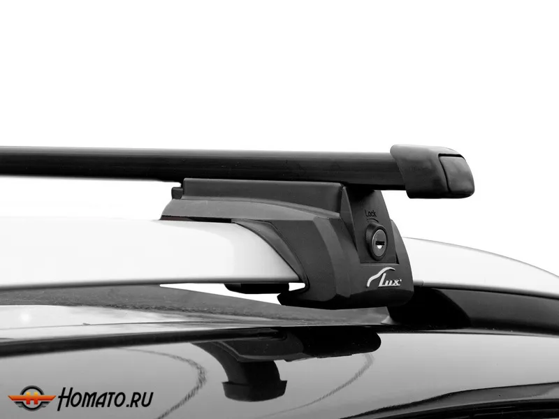 Багажник на крышу для Mazda 5 (CR) 2005-2010 | на рейлинги | LUX Классик и LUX Элегант-0