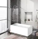 Шторка на ванну BelBagno UNO-V-1-80/150-C-Cr