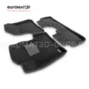 Текстильные 3D коврики Euromat3D Business в салон для Honda CR-V (2006-2012) № EMC3D-002606