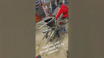 Freshly rebuilt 2003 CR 125.