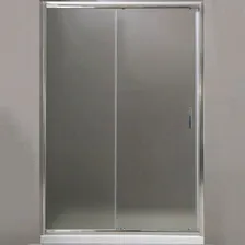 Душевая дверь BelBagno Uno 155 UNO-195-BF-1-155-P-Cr профиль Хром стекло рифленое
