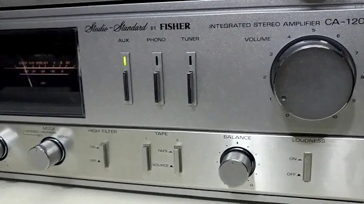 FISHER CA-120 Integrated Stereo Amplifier