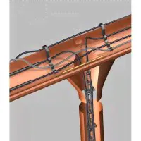 Саморегулирующийся греющий кабель SRG 40-2cr UV с UF-защитой для обогрева кровли и труб снаружи 40 Вт/м-1