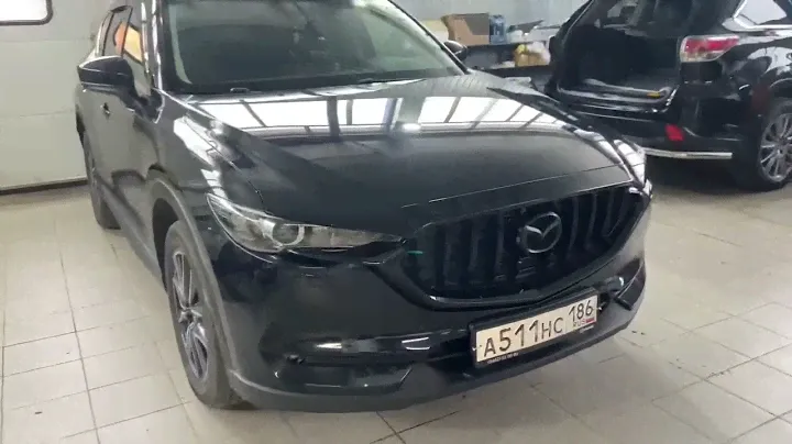 Mazda CX-5 замена решетки радиатора и антихром