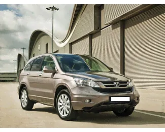 Решетка на радиатор на автомобиль Honda CR-V III 2010-2012 chrome. ZR.HO.CRV.III.10-12.c