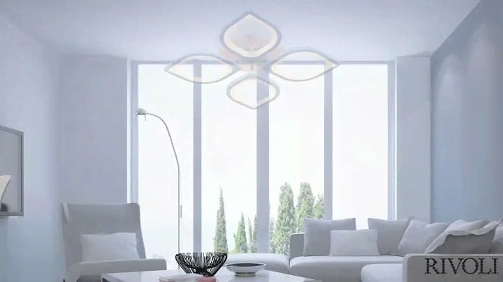 Светильник потолочный светодиодный Rivoli Amanita 6099-104 80 Вт LED 2750К - 5850К модерн с пультом