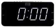 Радиобудильник Max CR-2904W серебристый / черный