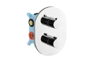 Смеситель Ravak Chrome CR 067.00 термостатический скрытого монтажа для R-box multi, 3 вывода