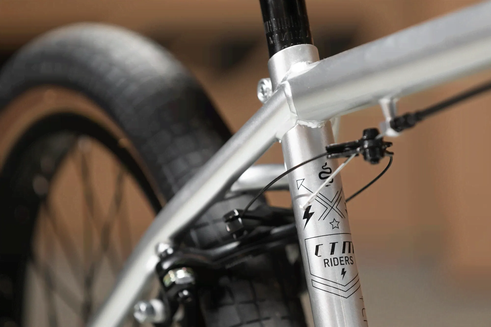 BMX велосипед CTM Pop 20" Cr-Mo | Silver-3
