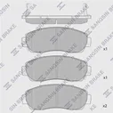 Тормозные колодки Sangsin Hi-Q передние для Honda CR-V IV 2012-2018. Артикул SP2115