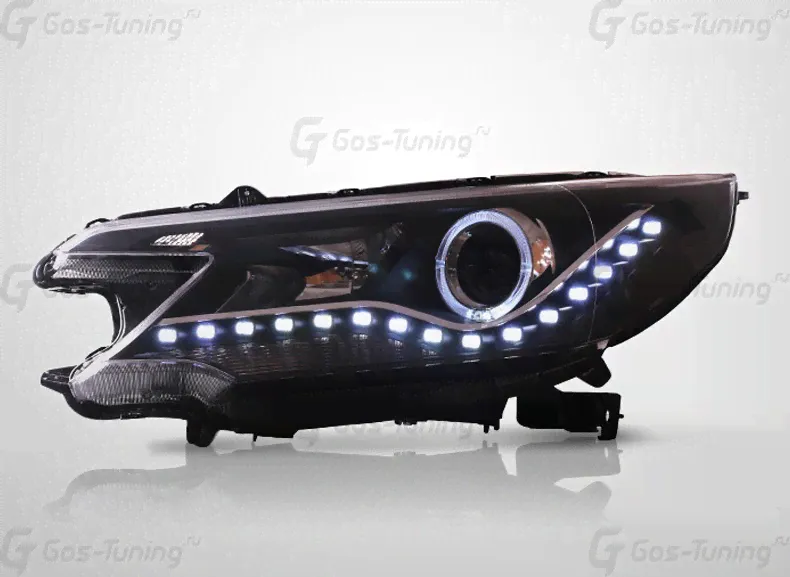 G02-0072 Передние LED фары Honda CR-V "Audi Style"