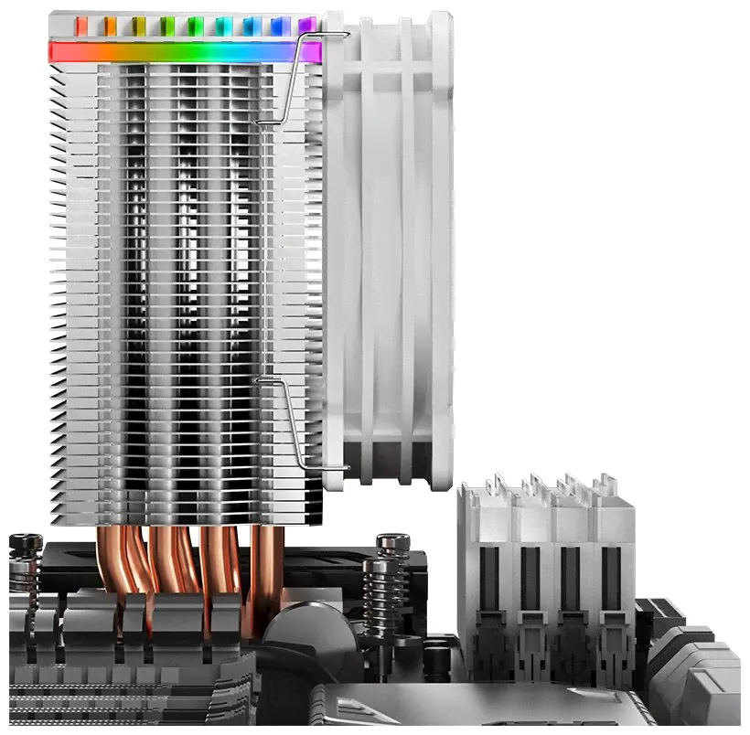 Jonsbo Кулер для процессора Jonsbo CR-1400 Argb White Jonsbo CR-1400 Argb White . система охлаждения